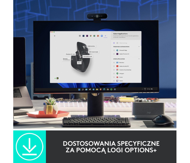 LOGITECH MX Master 3s UNIVERSAL - Graphite - 1044976 - zdjęcie 11
